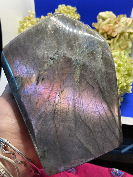Labradorite Freeform with Purple Flash