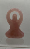 Rose Quartz Earth Mother with Bowl