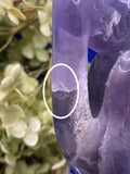 Purple Fluorite Earth Mother With Moon