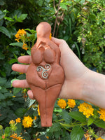 Triskelion Healing Earth Mother figure with herbs